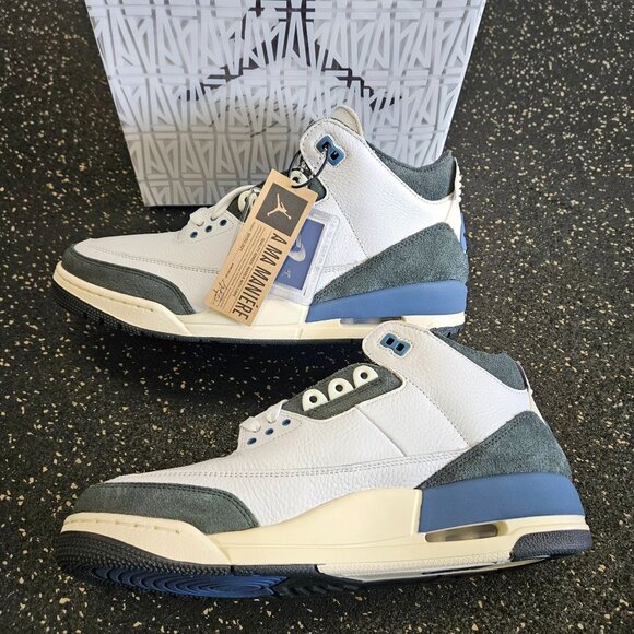 Nike Air Jordan 3 Retro A Ma Maniere Diffused Blue Size 11.5 Men HV8571-100